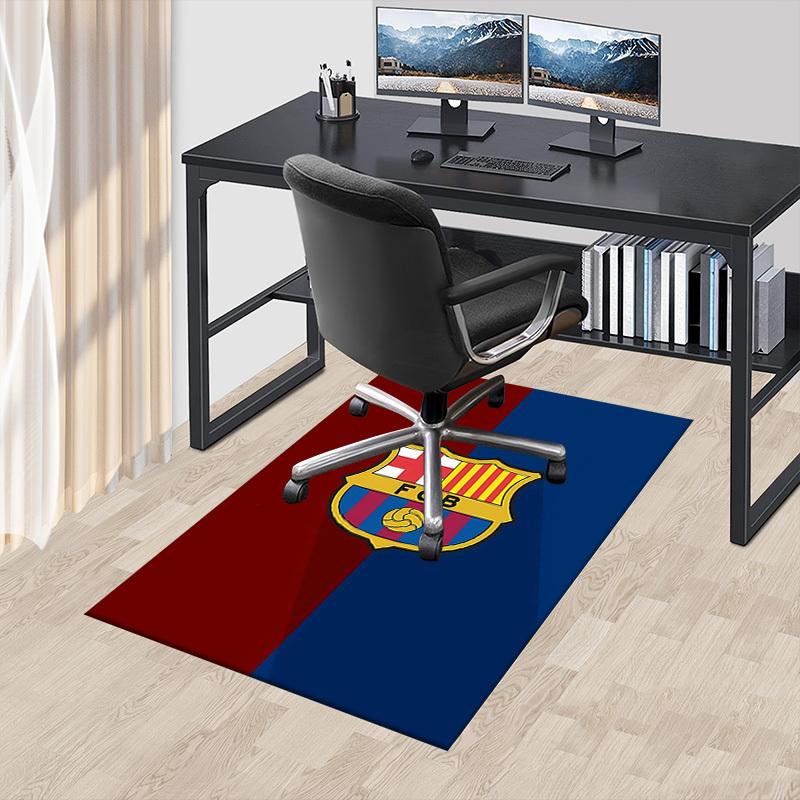 1 Stück FC Barcelona Extra Groß Rutschfester Teppich, Büro, Familie, Schlafzimmer, Studio Großer Teppich Innenbereich