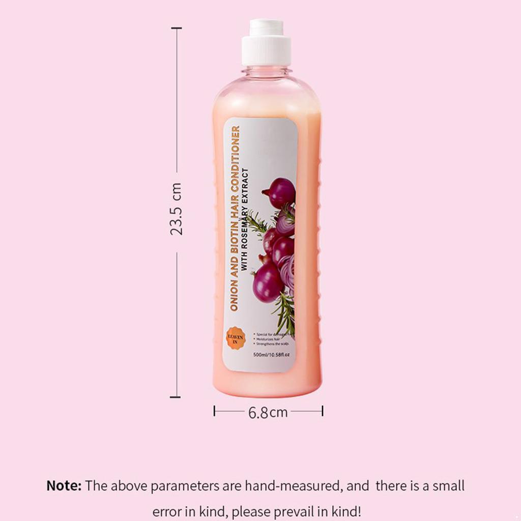 500ml Rosmarin Zwiebel Haarshampoo und Spülung Duo - Tägliche Anwendung für langanhaltende Hydratation und tiefe Nährpflege