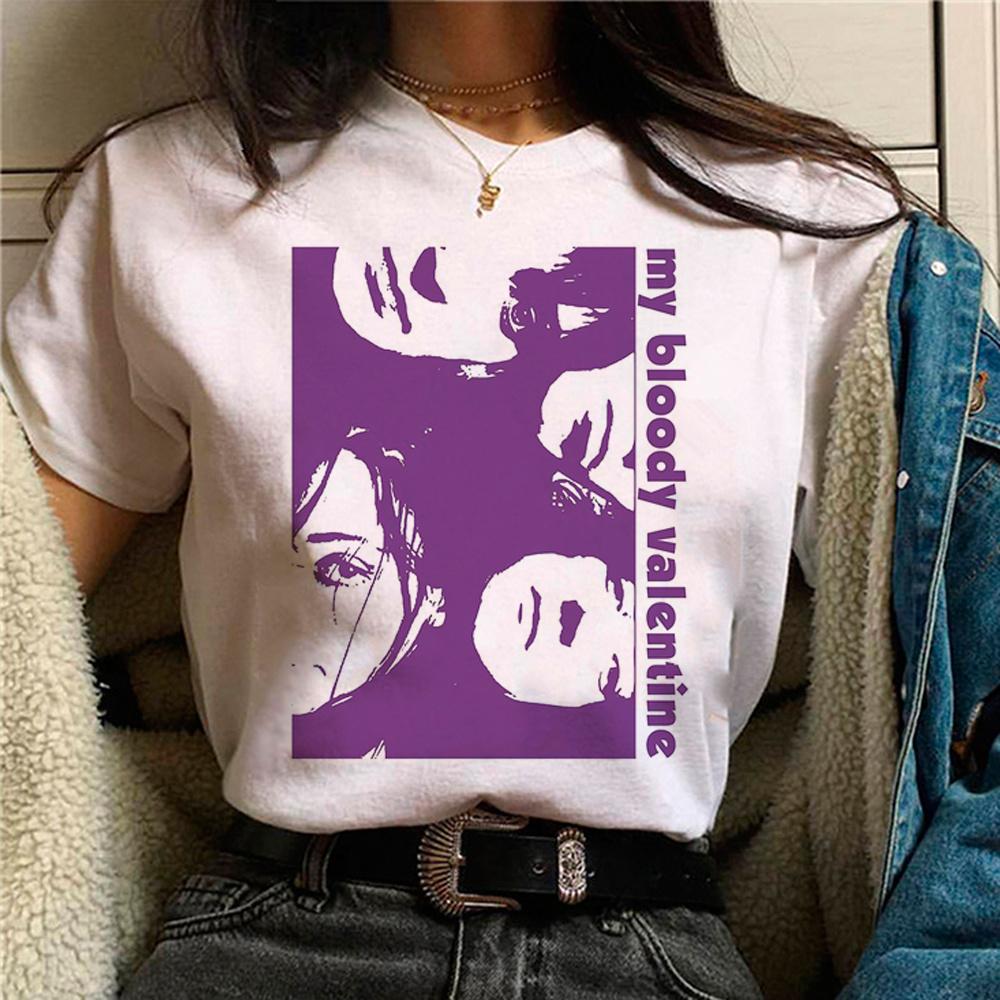 

My Bloody Valentine Tee women anime summer graphic tshirt girl comic Japanese graphic clothes 4XL