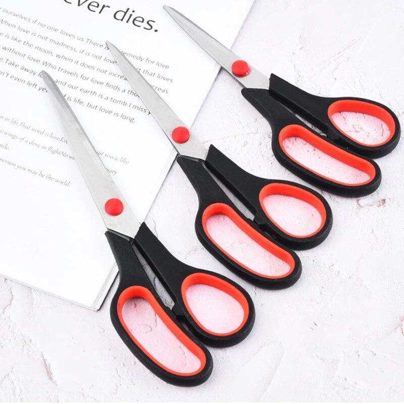 Stainless Steel Scissors Student Stationery Scissor Household Multi-Purpose Office Stationery Tailor Scissors Sewing Accessories