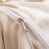 Washed Cotton 4-Piece Bedding Set Simple Minimalist Hotel Style Bed Sheet Duvet Cover Pillowcase