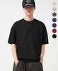 TRILLION Washable Linen Crop Henley Neck Short Sleeve Knit_7Color (C Type)