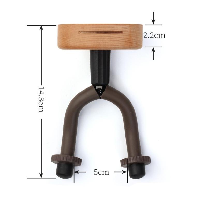 Guitar Wall Hangers U-Shaped Guitar Hook Guitar Wall Mount Holder for Acoustics Electric Guitar, Bass, Mandolin, Banjos