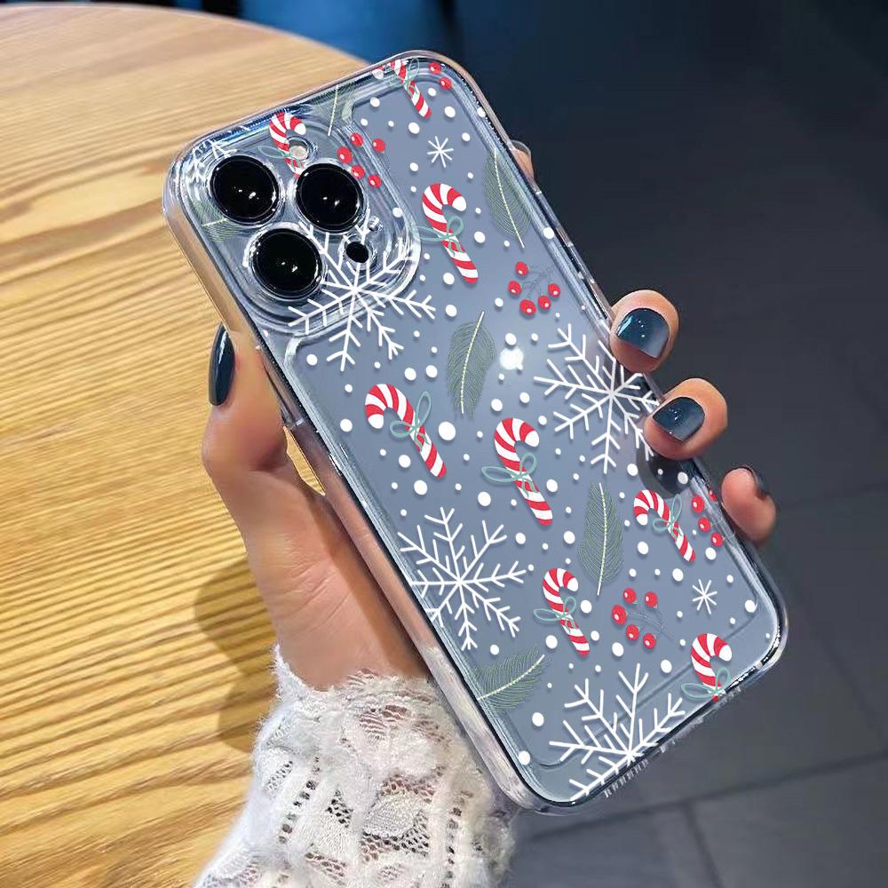 Christmas Phone Case for iPhone 11 13 XR 15 Pro Max 12 16 Pro Max for iPhone 14 7 8 Plus XS Max Samsung A15 A55 A05 Redmi 12 13C 13 Huawei Mate 30 40