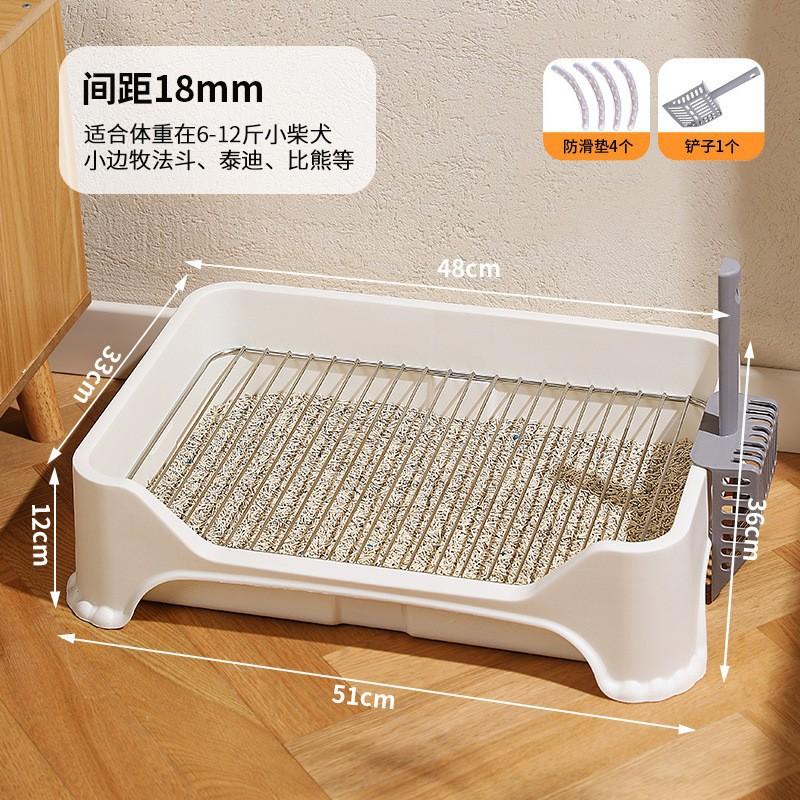 Pet Toilet Fenced High Edge Splash Proof Dog Toilet Teddy Poodle Dog Toilet Cleaning Supplies