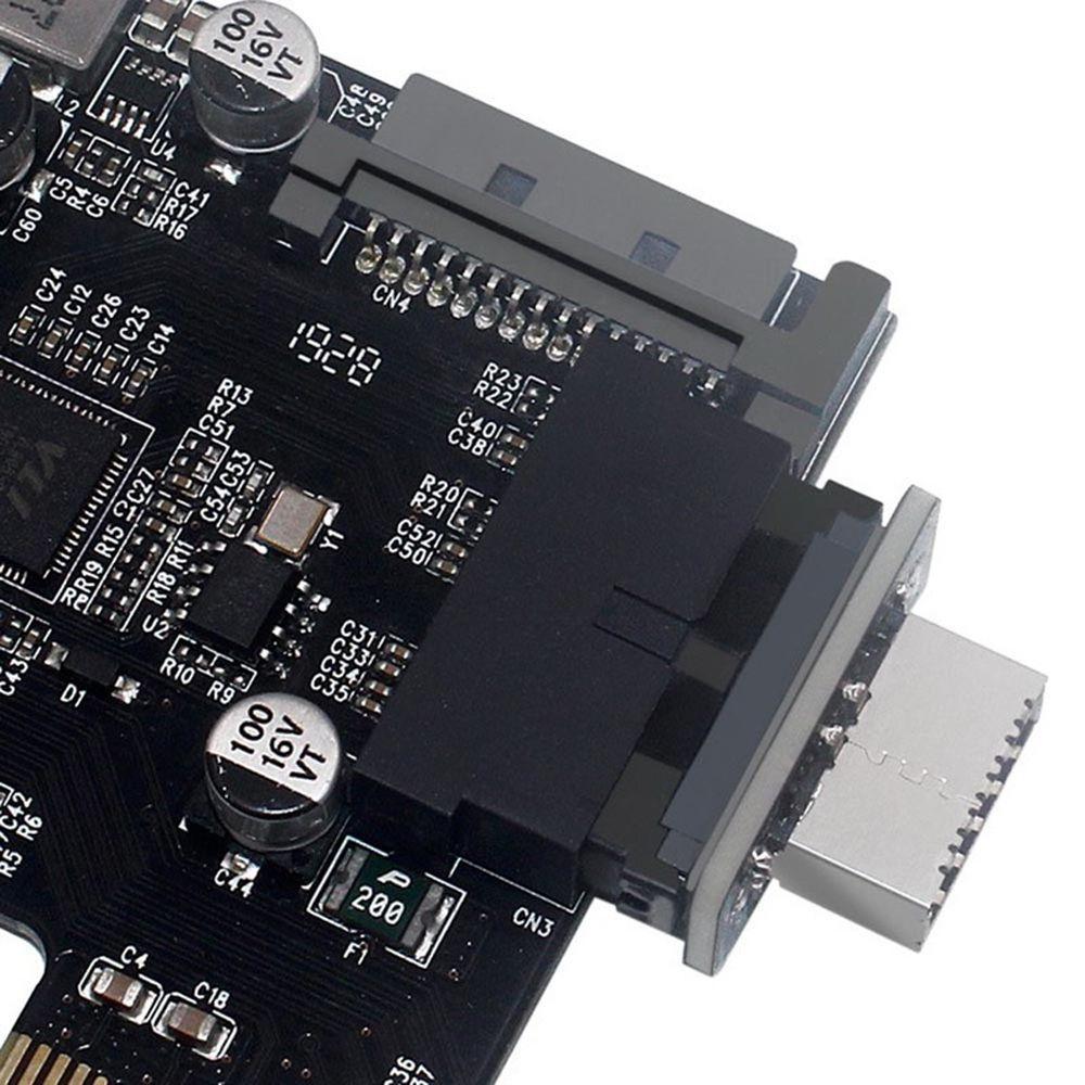 ABS 20pin to 19pin Converter Type E Adapter USB 3.0 Internal Header to USB 3.1/3.2 Type C front