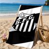 Fc Crest Design Printed Microfiber Beach Towel, Soft And Absorbent, Quick-Dry, Ideal for Summer Travel, Beach Essential, Swimming Pool