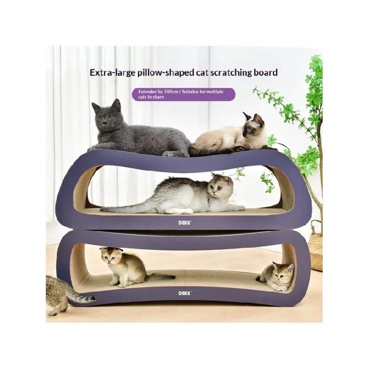 DEKU 100cm Extra-Large Corrugated Cat Scratcher