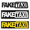Funny Car Sticker FAKE TAXI Drifting Fake Taxi Sign Race Auto Vehicle Decal Decoration