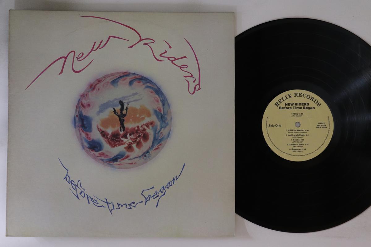 

LP Record NEW RIDERS - Before Time Began RRLP2024 RELIX 1986 US Rock Used