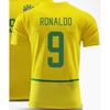 Klasický fotbalový dres Retro fotbalový dres Santos Zidane AC Milán Brazílie Nigérie Francie Dres národního týmu