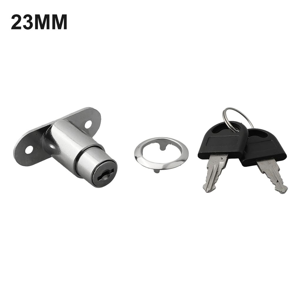 Lock With Keys Home Sliding Door Closet Showcase Furniture Cylinder Head Plunger Wardrobe Cupboard Lock Sliding Door Lock Buckle