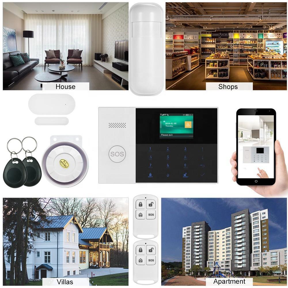 PG-103 WIFI + GSM Home Anti-theft Alarm System Smart Alex Googlehome Voice Control  Anti Theft Alarm Set