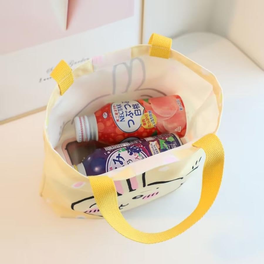 Lunch Bag, Bento Box, Lunch Tote, Gift, Stylish, Cute, Relaxing Item, Birthday Gift, Lightweight, Compact, Unofficial (Color 4) [Parallel Import]