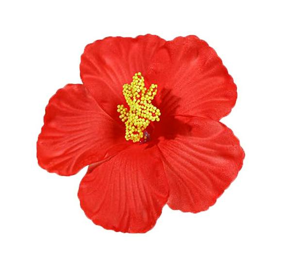 Hibiscus Flower Hawaiian Hair Clips - Beach Party Wedding Accessories