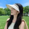 Pearl Empty Top Hat Children Summer Japanese Sweet Sun Hat Outdoor Travel Versatile Face Small Headband Sun Protection Hat