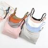 Modal Padded Crop Tank with Bra Cup & High Waist Shorts - Women's Summer Lingerie Set