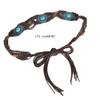 DIY Bohemian Wooden Bead Waist Rope Braided Tassels Belt Ethnic Style Belts