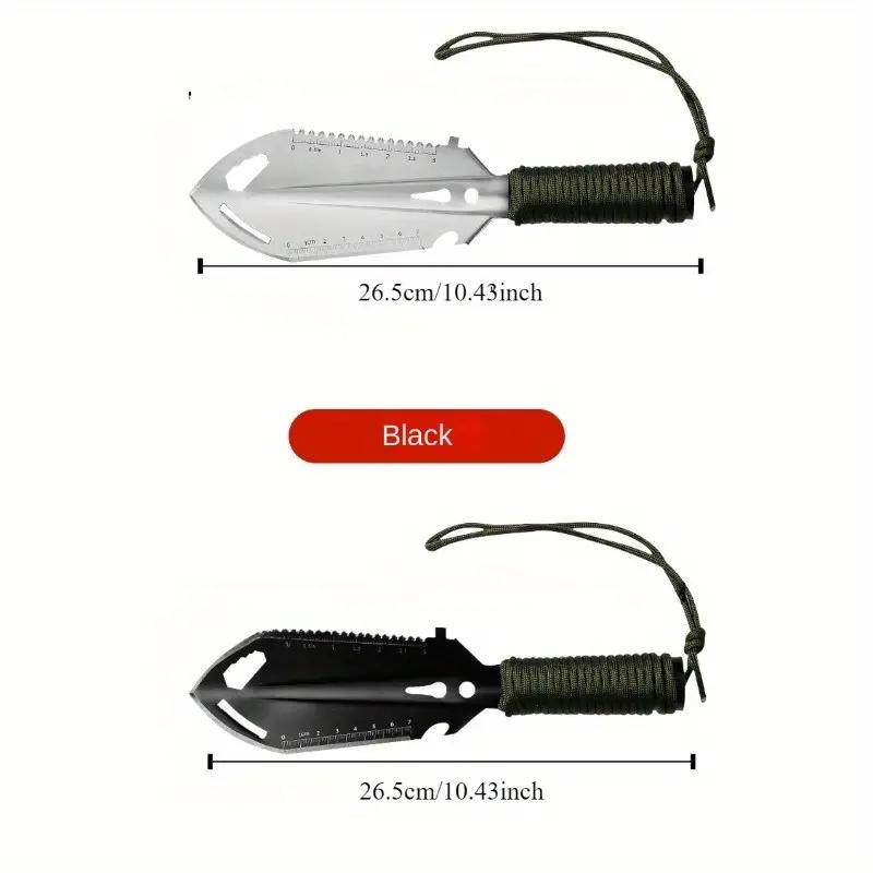Tragbare Picknickschaufel zum Campen, multifunktionales Überlebenswerkzeug für den Außenbereich, Gartengerät