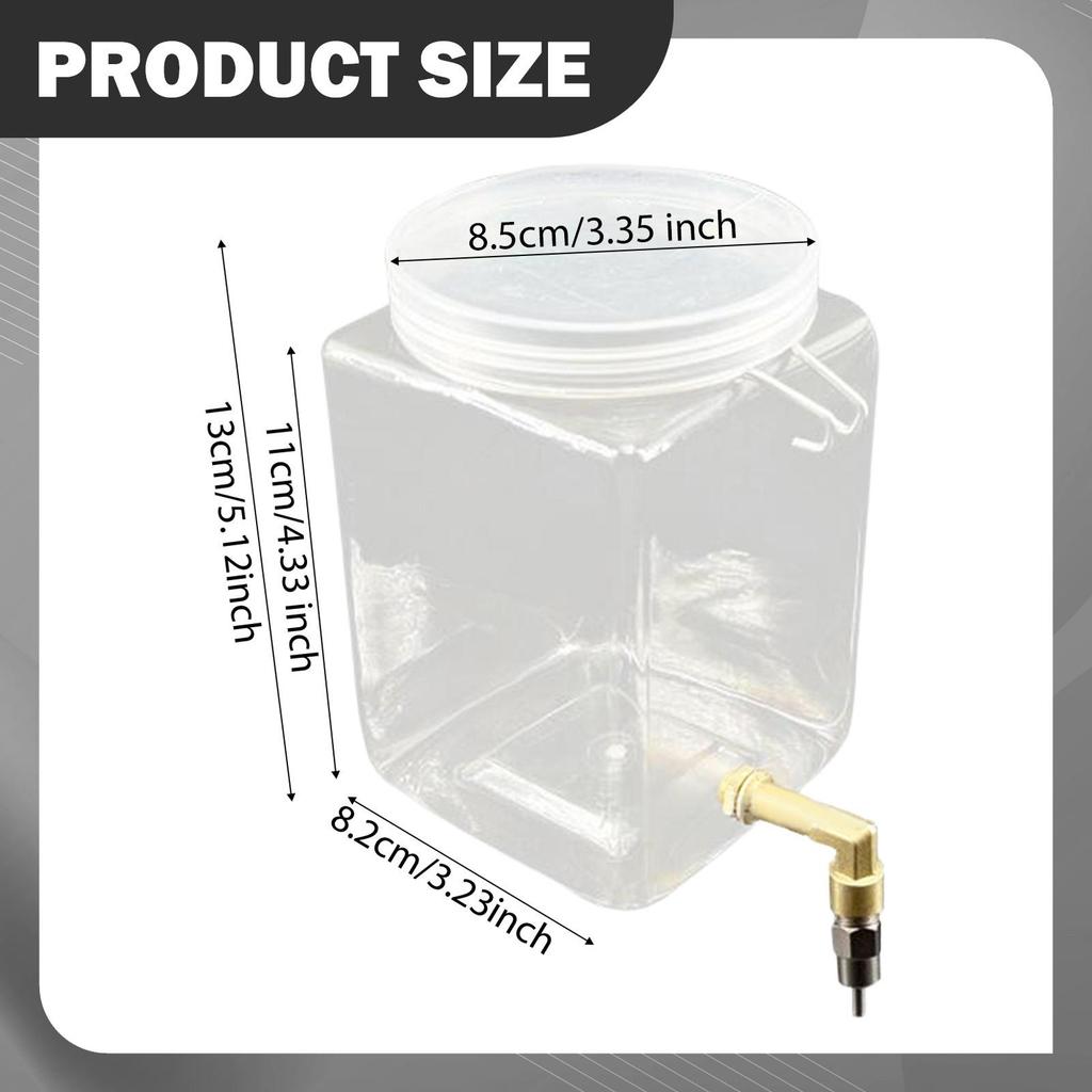 Automatic Bird Water Dispenser,Hanging Feeder,650ml Water Container for Quail Pigeon