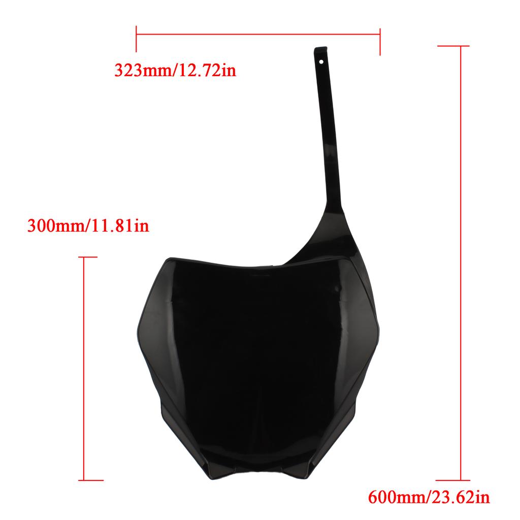 Motorcycle for YZ125 YZ250 Fairing Front Number Holder Plates Name Panel Plastic 06-14 Motocross Accessories Dirt Pit Bike