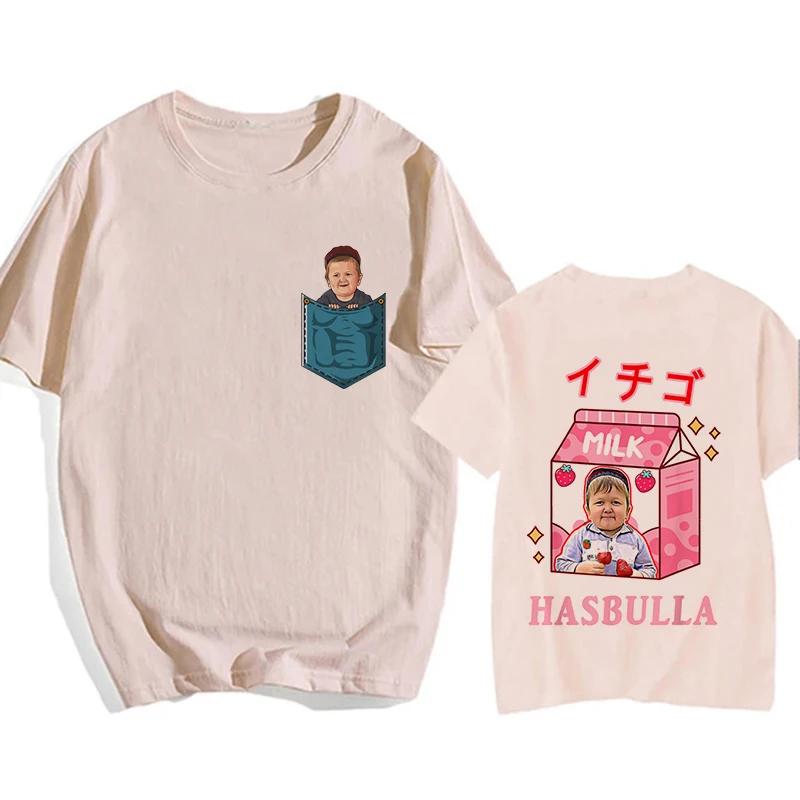 Classic Team Hasbulla EU Size T Shirt Men Women Fighting Hasbulla T-shirt Hip Hop Graphic Shirt Tops Manga T Shirt Streetwear