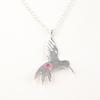 Pink Tourmaline Gemstone 925 Sterling Silver Jewelry Pendant 1.8" Unique Gift CP-20-19