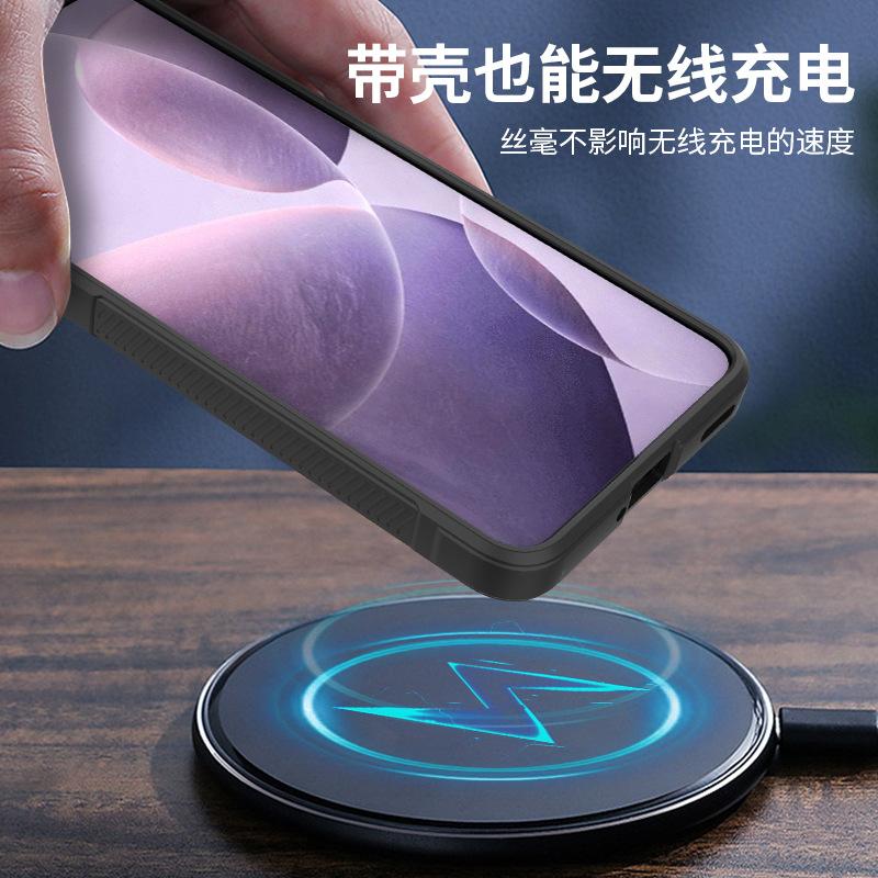 Compatible with Xiaomi 14/13 phone cases, full-coverage shockproof Redmi Note 13 Pro soft case K70/K60 anti-slip new models