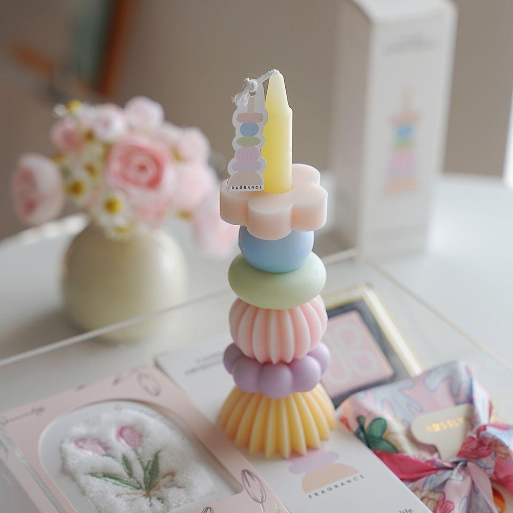 Pagoda Scented Candles, Wedding Ceremony Sense Creative Ornament Props Scented Candles Romantic Exquisite Handmade Gifts