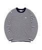 LEE Striped Small Logo Knit Navy