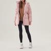 MLB Solid Color Simple Long Hooded Down Jacket Women outerwear Pink 31DJ06961-50P