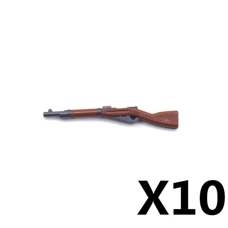 Military Soldier Figures Weapon Building Blocks Accessory Machine Guns Gatling Moxin Nagan Rocket Launcher Shield Toys Gift D124