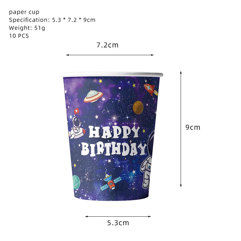 Space Astronaut Party Set: Bunting, Napkins, Plates, Tablecloth, Cutlery & Cards