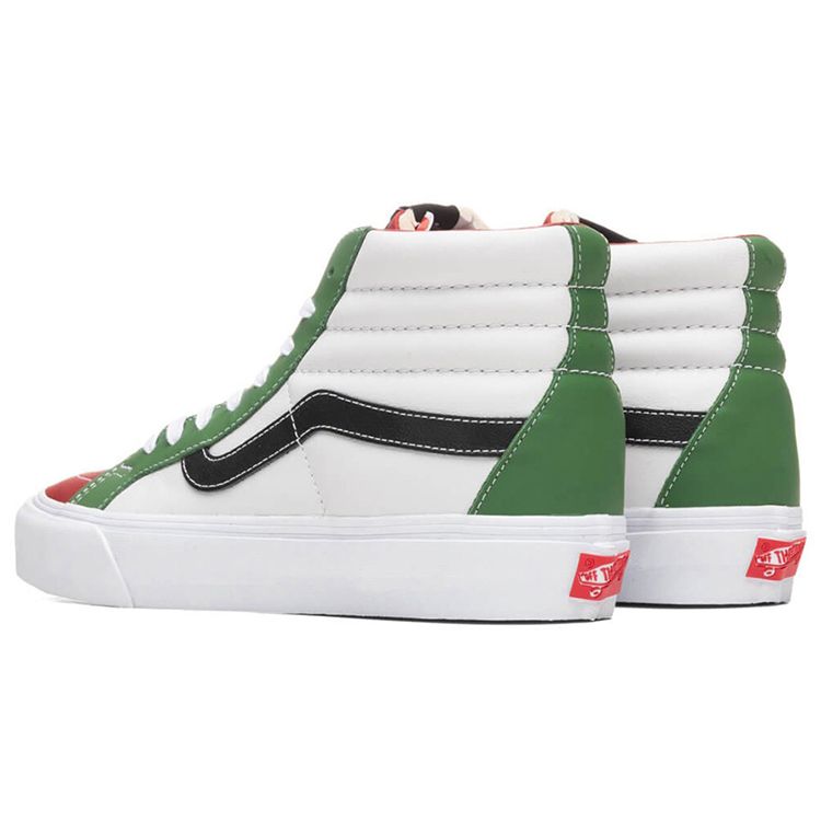 Vans Sk8-Hi Reissue EF LX Juniper Chili Pepper Unisex Sneakers White VN0A5HUX4XW