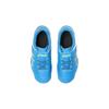 Asics Junior 6 TF Comfortable Durable Breathable Low Top Kids Soccer Shoes Blue Yellow Japanese Version Kids Soccer Shoes 1104A045-400