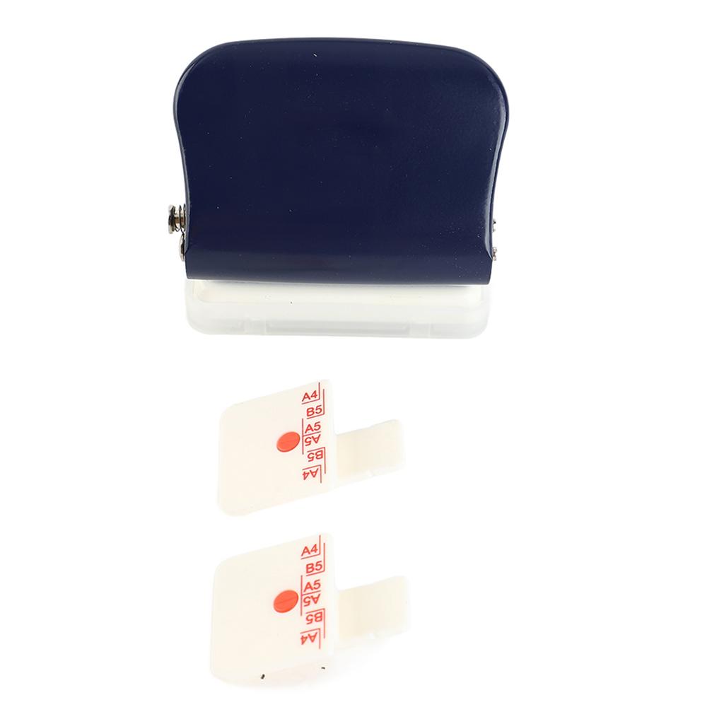 KW Trio 6 Hole Paper Punch Handheld Metal Hole Puncher 5 Sheet Capacity 6mm for A4 A5 B5 Notebook Scrapbook Diary