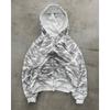 Mens Reversible Leopard Print Hooded Zip-Up Oversized Sweatshirt Winter Casual Wear