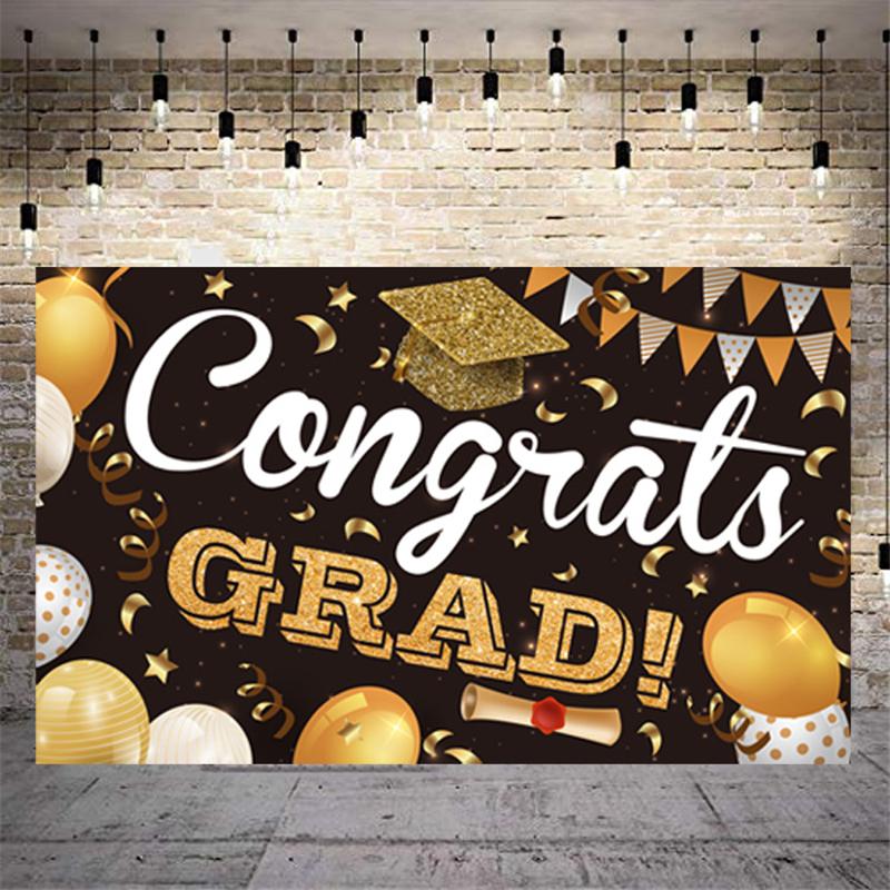 

Выпускной вечер Декорация Выпускной вечер 2022 Торт Стол Фото Фон Поздравления Выпускник Выпускник Кепка Реквизит для фотосъемки