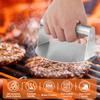 Prasa do smash burgerów ze stali nierdzewnej Wszechstronna pokrywka na garnek Pokrywa do grilla Okrągła forma do mięsa do wędlin Akcesorium kuchenne