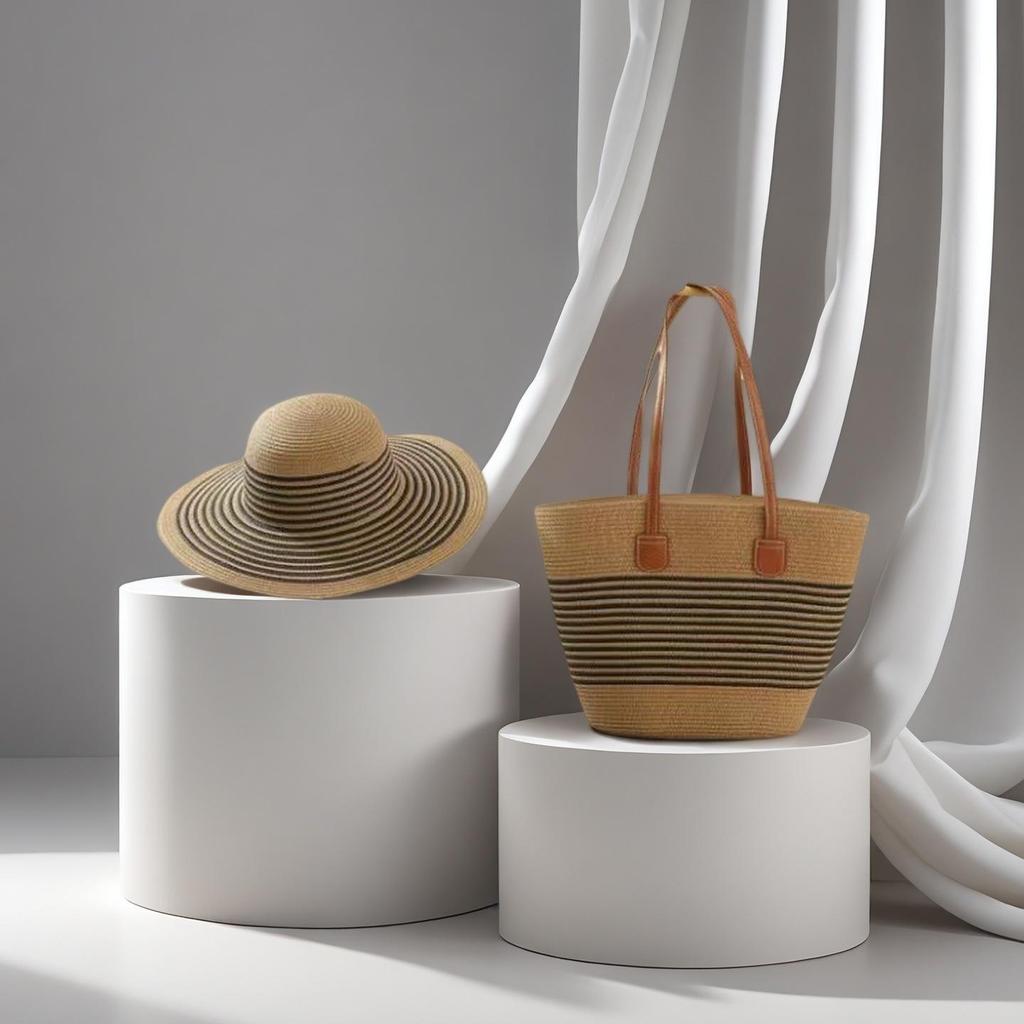 Trendy French One-Shoulder Straw Tote: Large-Capacity Woven Beach & Vacation Handbag for Women