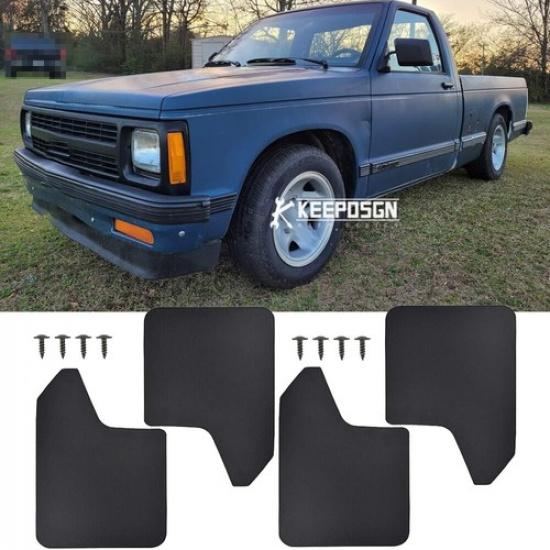 4 PCS Front & Rear Splash Guards Mud Flaps Mudguard For Chevrolet S10 Pickup