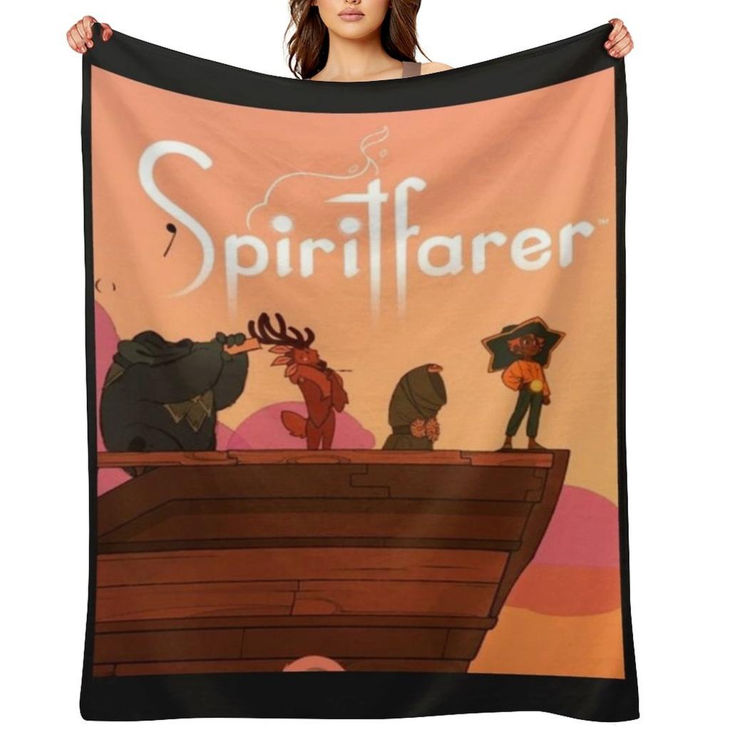 Spiritfarer Throw Blanket Blankets For Bed Personalized Gift Weighted Camping Blankets