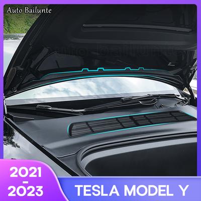 Samochodowy przedni bagażnik maska pas wodoodporny przedni wlot powietrza klimatyzacji siatka przeciw owadom osłona ochronna dla Tesla Model Y