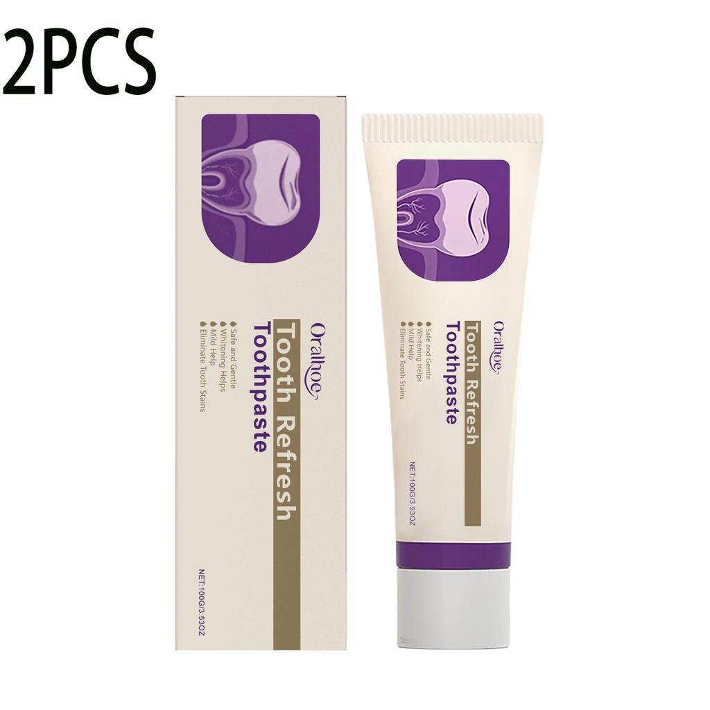 Teeth Refresh Toothpaste Whitening Freshen Breath Intensive Stain Removal Pain Sensitive Brightening Tooth Oral Care Toothpaste