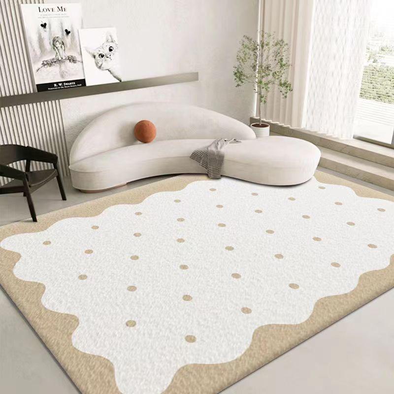 Plush Imitation Cashmere Carpet - Thick, Year-Round Floor Mat for Bedroom or Living Room