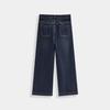 IEF Petite Lined Denim Wide-Leg Pants