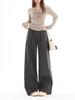 Karierte High-Waist Hose mit weitem Bein - Damen Frühjahr/Sommer Kollektion 2026