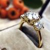 CopperCubic Zirconia Rings for Women Luxury Fashion Engagement Wedding Accessory Trendy Jewelry