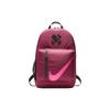 Nike Sports Casual Printed Logo Zipper Large Capacity Backpack With Pencil Case Women Backpacks Deep-Red BA5405-609