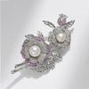 Rose Brooch - Elegant and Grand for Women. Pearl Brooch Exudes A Light Luxury and High-end Charm.